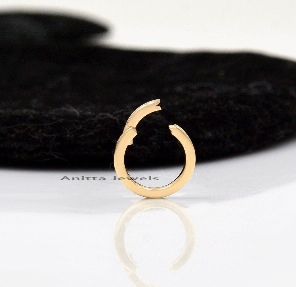 14K Gold Circle Charm Holder: Multi Charm Enhancer Necklace - Anitta Jewels | SKU: etsy_1694918046 14K Gold Circle Charm Holder: Multi Charm Enhancer Necklace - Anitta Jewels | SKU: etsy_1694918046