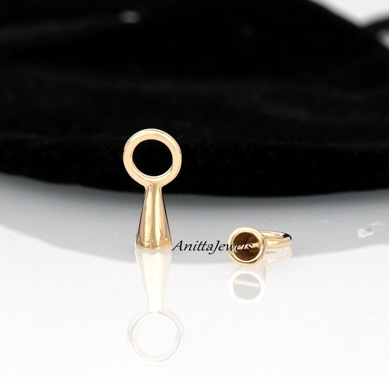 14K Gold Connector Lock: Handmade Charm Chain Snap Link - View 5 - Anitta Jewels | SKU: etsy_1691322360 14K Gold Connector Lock: Handmade Charm Chain Snap Link - View 5 - Anitta Jewels | SKU: etsy_1691322360