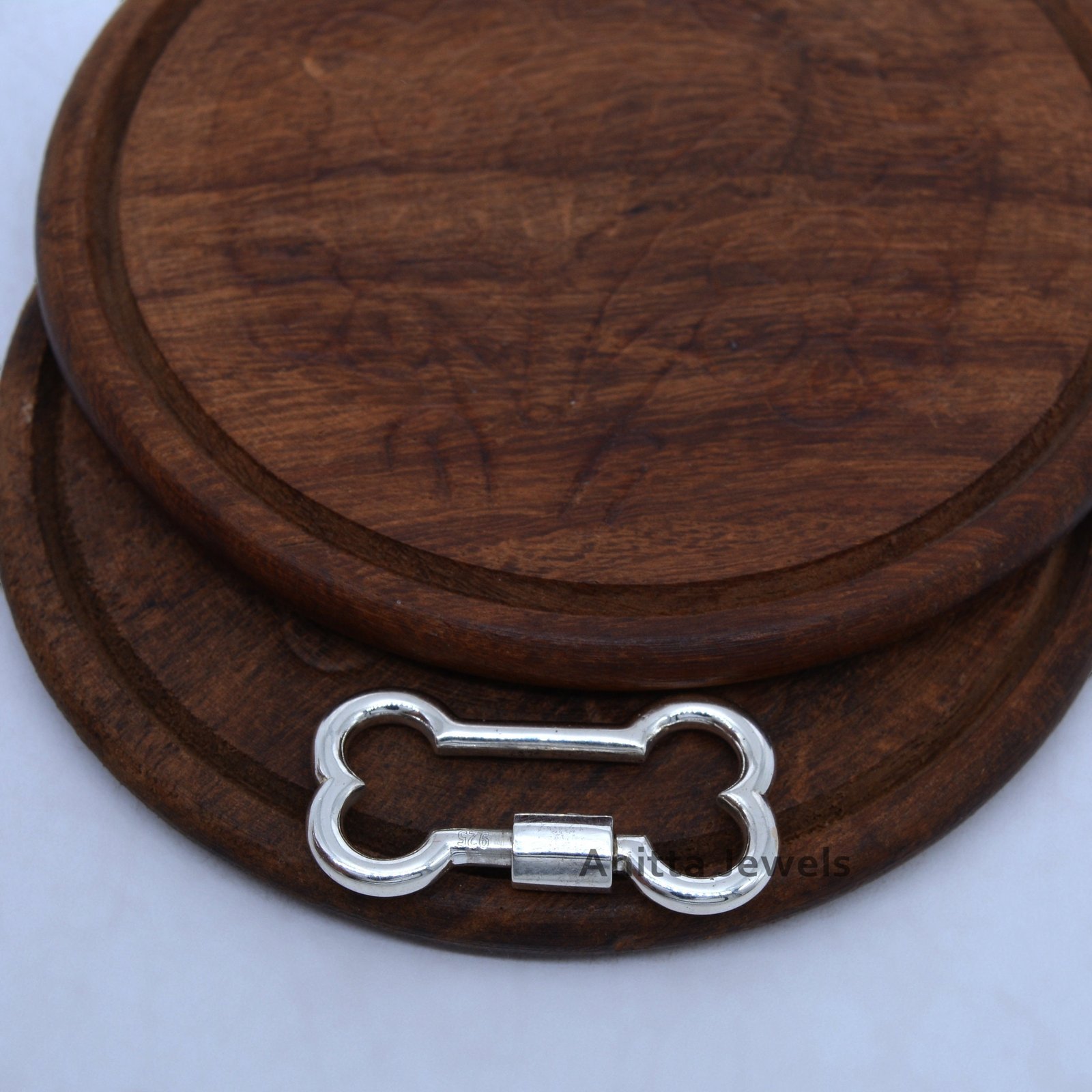 14K Gold Dog Bone Carabiner Lock: Handmade Connector Clasp - View 4 - Anitta Jewels | SKU: etsy_894975214 14K Gold Dog Bone Carabiner Lock: Handmade Connector Clasp - View 4 - Anitta Jewels | SKU: etsy_894975214
