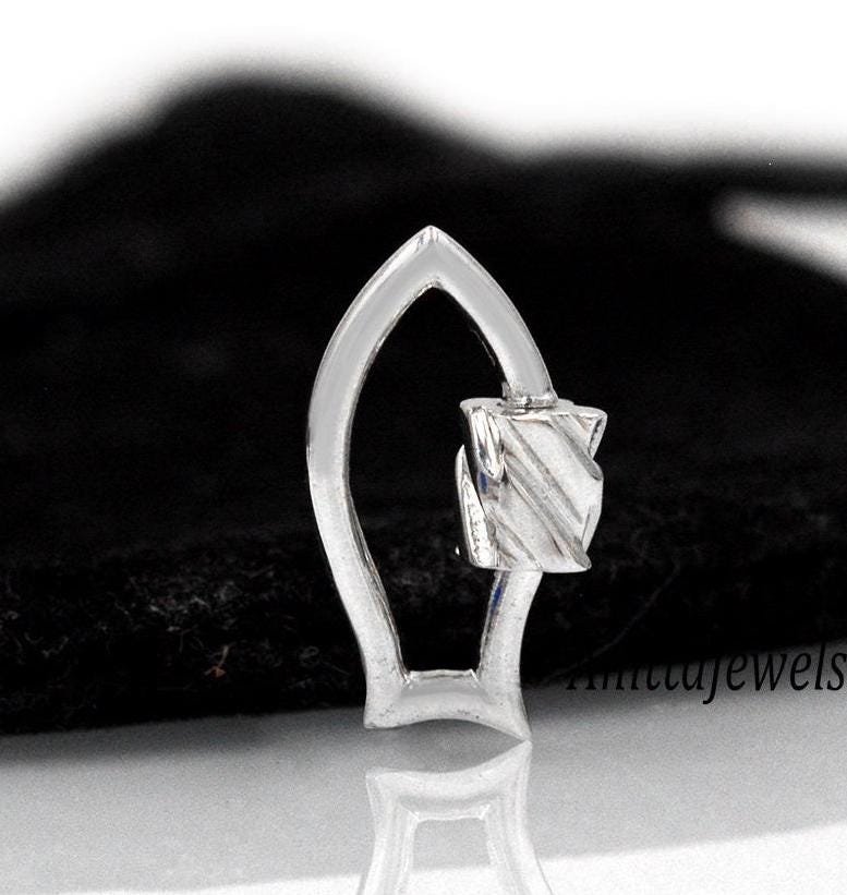 14K Gold Fish Carabiner Lock: Handmade Designer Clasp (20MM) - Anitta Jewels | SKU: etsy_1053804943 14K Gold Fish Carabiner Lock: Handmade Designer Clasp (20MM) - Anitta Jewels | SKU: etsy_1053804943