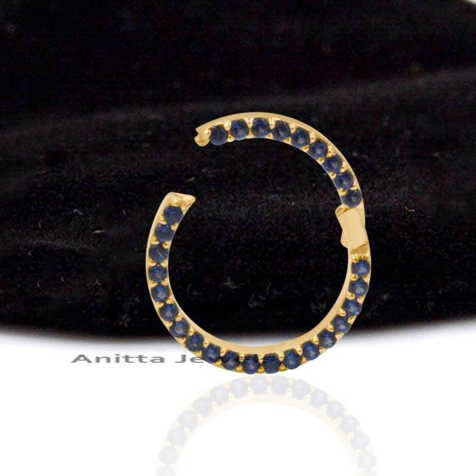 14k Gold Gemstone Enhancer Lock: Handmade Charm Holder (15 MM) - View 3 - Anitta Jewels | SKU: etsy_1048782539 14k Gold Gemstone Enhancer Lock: Handmade Charm Holder (15 MM) - View 3 - Anitta Jewels | SKU: etsy_1048782539