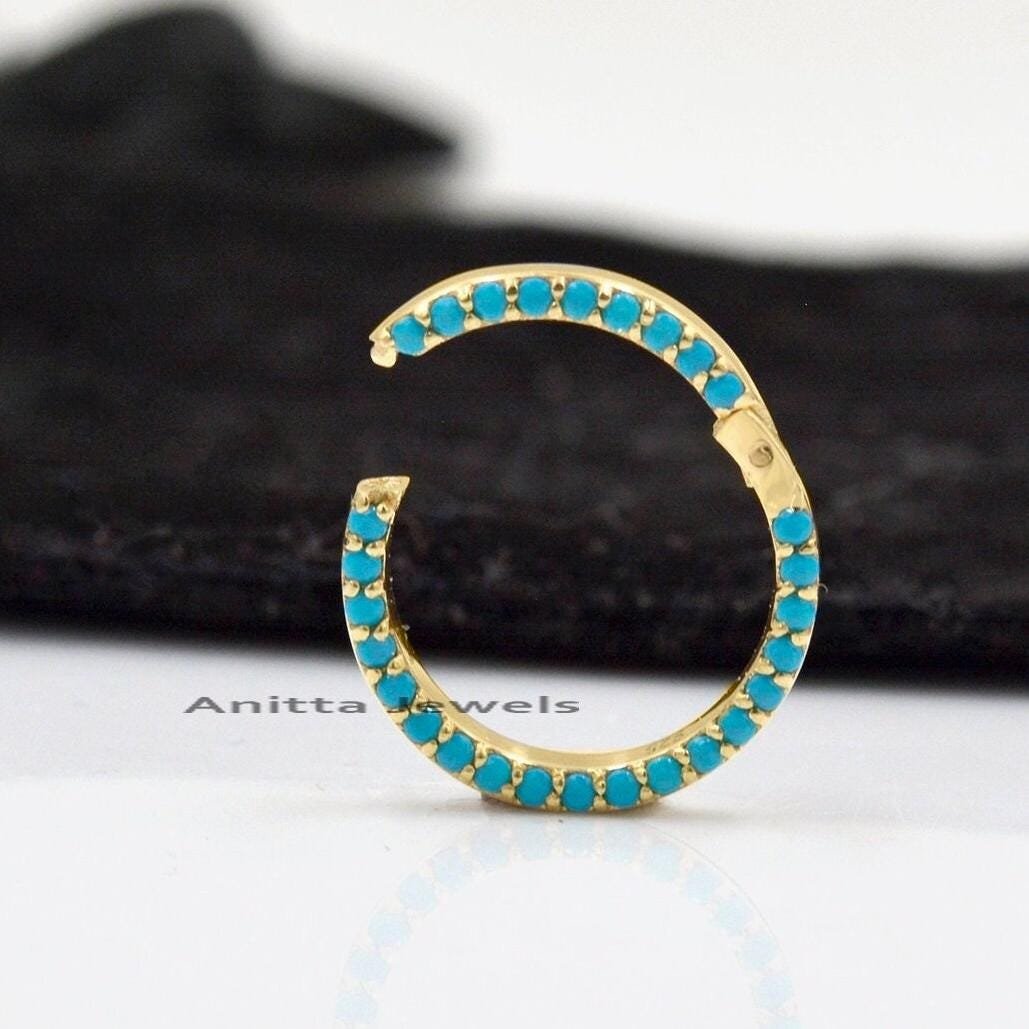 14k Gold Gemstone Enhancer Lock: Handmade Charm Holder (15 MM) - View 6 - Anitta Jewels | SKU: etsy_1048782539 14k Gold Gemstone Enhancer Lock: Handmade Charm Holder (15 MM) - View 6 - Anitta Jewels | SKU: etsy_1048782539
