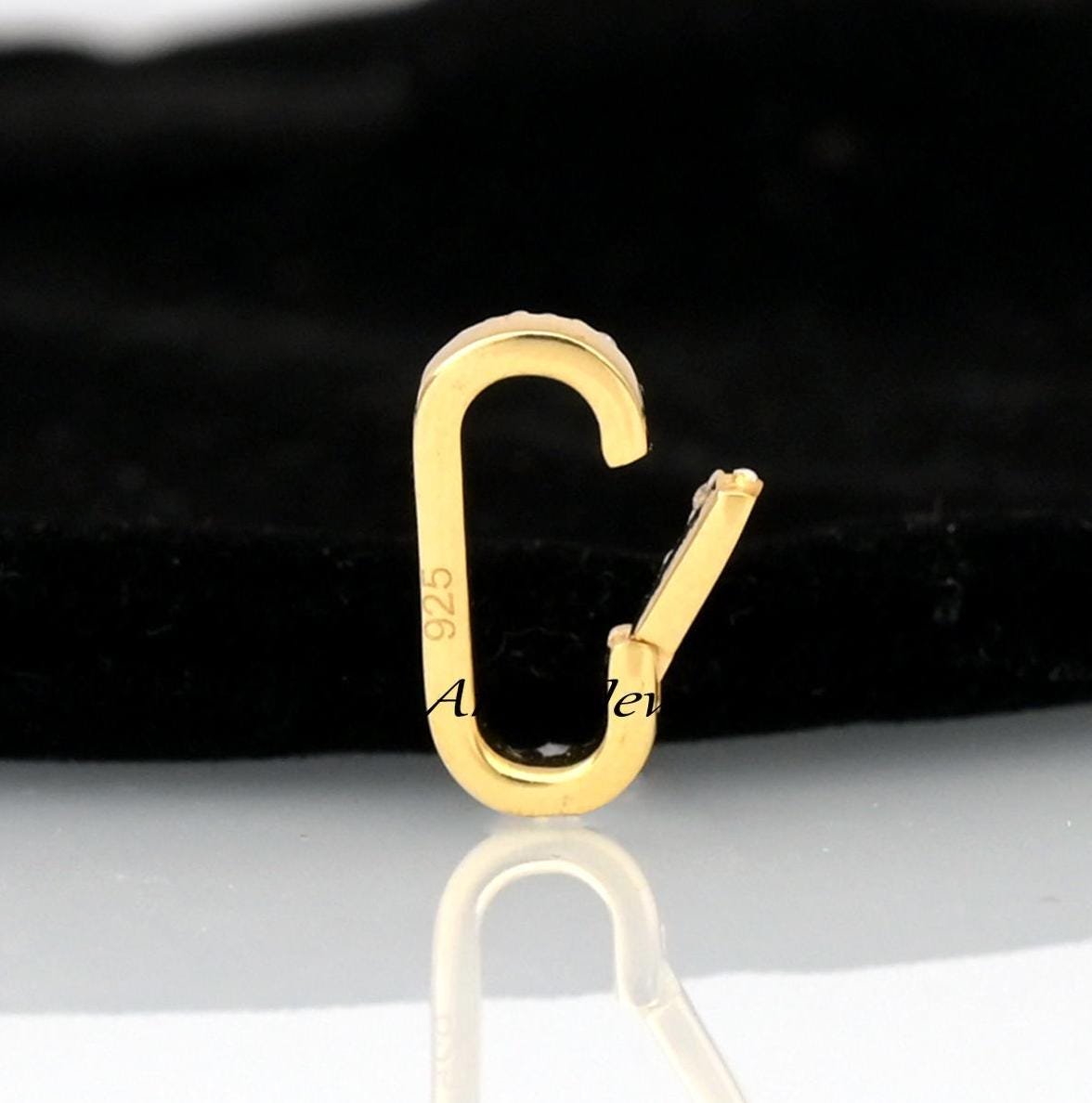 14K Gold Oval Charm Enhancer Pendant: Handmade Turquoise Lock (15*7MM) - View 6 - Anitta Jewels | SKU: etsy_1695663822 14K Gold Oval Charm Enhancer Pendant: Handmade Turquoise Lock (15*7MM) - View 6 - Anitta Jewels | SKU: etsy_1695663822
