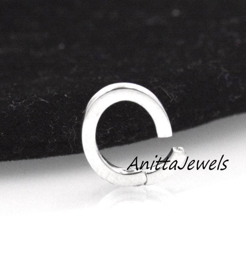 14K Gold Oval Push Lock: Handmade Enhancer Link (12x9MM) - View 6 - Anitta Jewels | SKU: etsy_1694916910 14K Gold Oval Push Lock: Handmade Enhancer Link (12x9MM) - View 6 - Anitta Jewels | SKU: etsy_1694916910