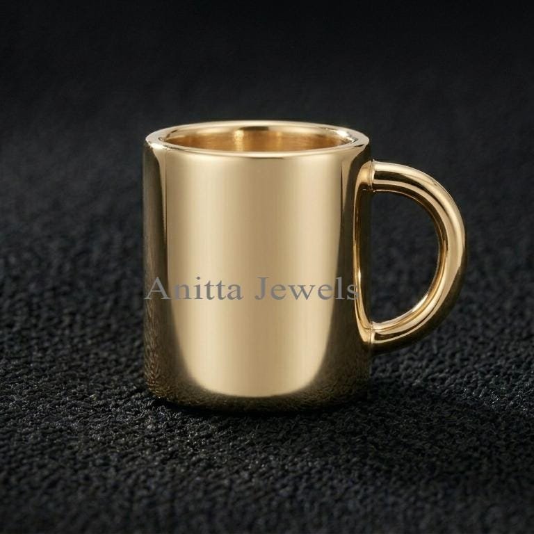 14K Gold Plated Coffee Cup Pendant, 28mm Coffee Lover Necklace, Barista Gift, Cute Coffee Charm, Coffee Mug Jewelry, Caffeine 14K Gold Plated Coffee Cup Pendant, 28mm Coffee Lover Necklace, Barista Gift, Cute Coffee Charm, Coffee Mug Jewelry, Caffeine