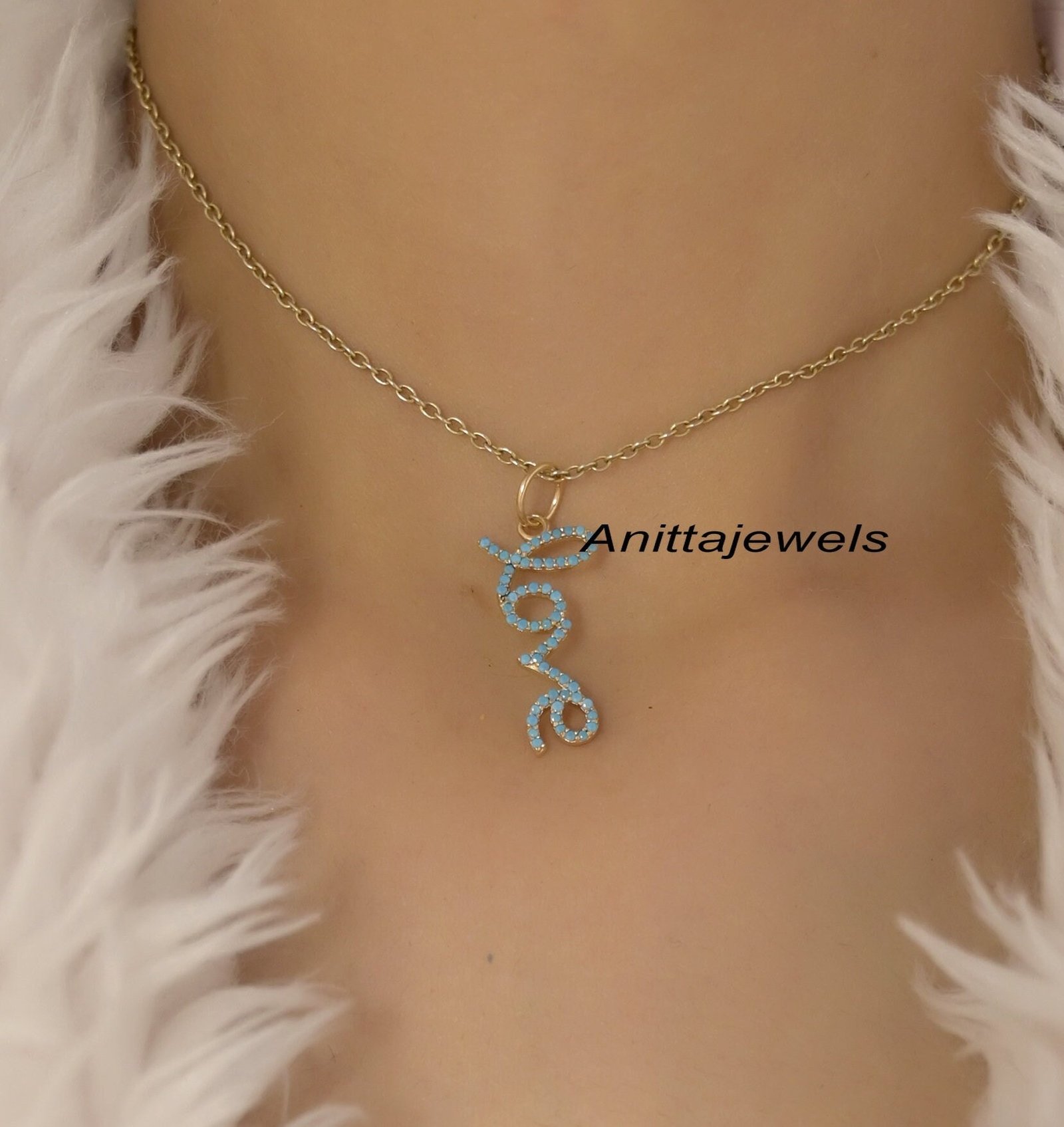 14K Gold Plated Love Pendant: Silver Diamond Charm - View 5 - Anitta Jewels | SKU: etsy_1062220217 14K Gold Plated Love Pendant: Silver Diamond Charm - View 5 - Anitta Jewels | SKU: etsy_1062220217