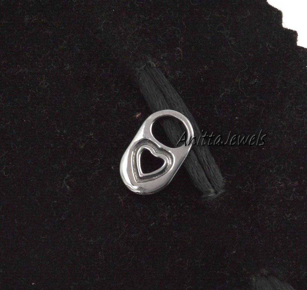 14K Gold Plated Soda Tab Charm: Handmade Pop Top Pendant - View 4 - Anitta Jewels | SKU: etsy_1880231967 14K Gold Plated Soda Tab Charm: Handmade Pop Top Pendant - View 4 - Anitta Jewels | SKU: etsy_1880231967