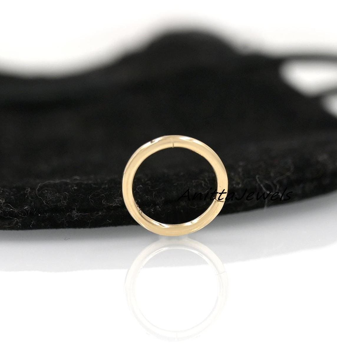 14k Gold Round Charms Holder: Circle Enhancer, Gold Link Lock - View 7 - Anitta Jewels | SKU: etsy_711201843 14k Gold Round Charms Holder: Circle Enhancer, Gold Link Lock - View 7 - Anitta Jewels | SKU: etsy_711201843