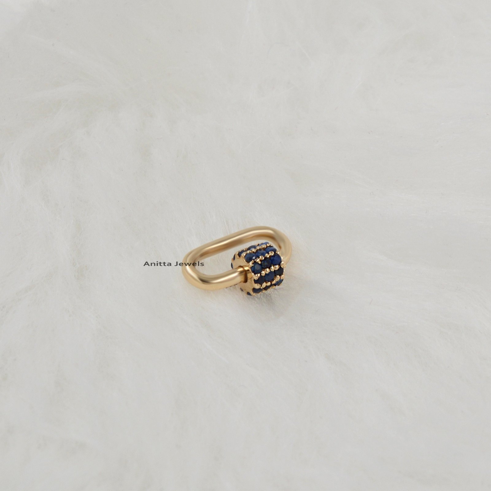 14K Gold Ruby Carabiner Lock: Handmade Charm Pendant (12x6 MM) - View 7 - Anitta Jewels | SKU: etsy_1026128676 14K Gold Ruby Carabiner Lock: Handmade Charm Pendant (12x6 MM) - View 7 - Anitta Jewels | SKU: etsy_1026128676