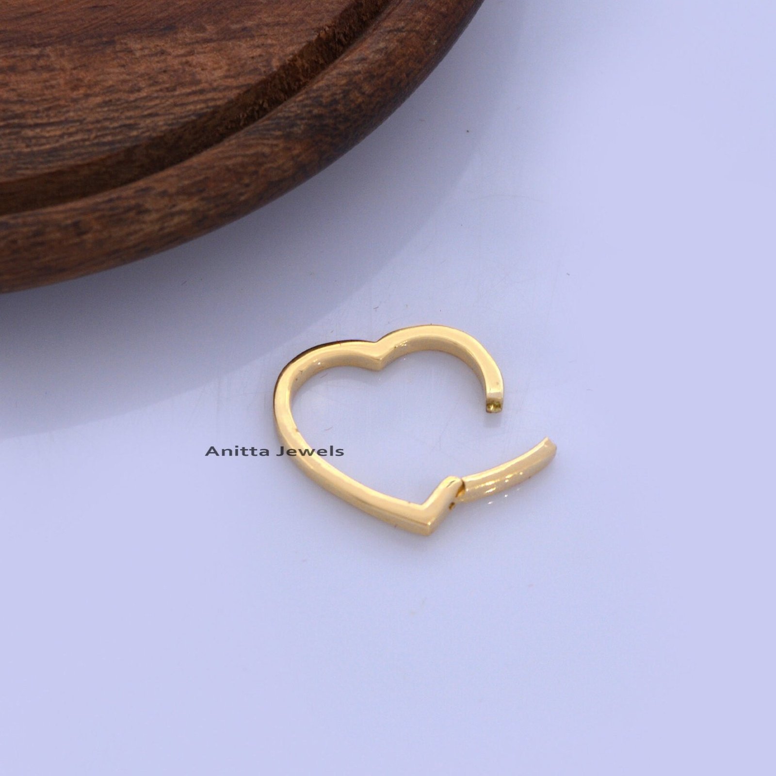 14k Gold Star Charms Holder: Handmade Enhancer Link Clasp - View 3 - Anitta Jewels | SKU: etsy_1709105943 14k Gold Star Charms Holder: Handmade Enhancer Link Clasp - View 3 - Anitta Jewels | SKU: etsy_1709105943