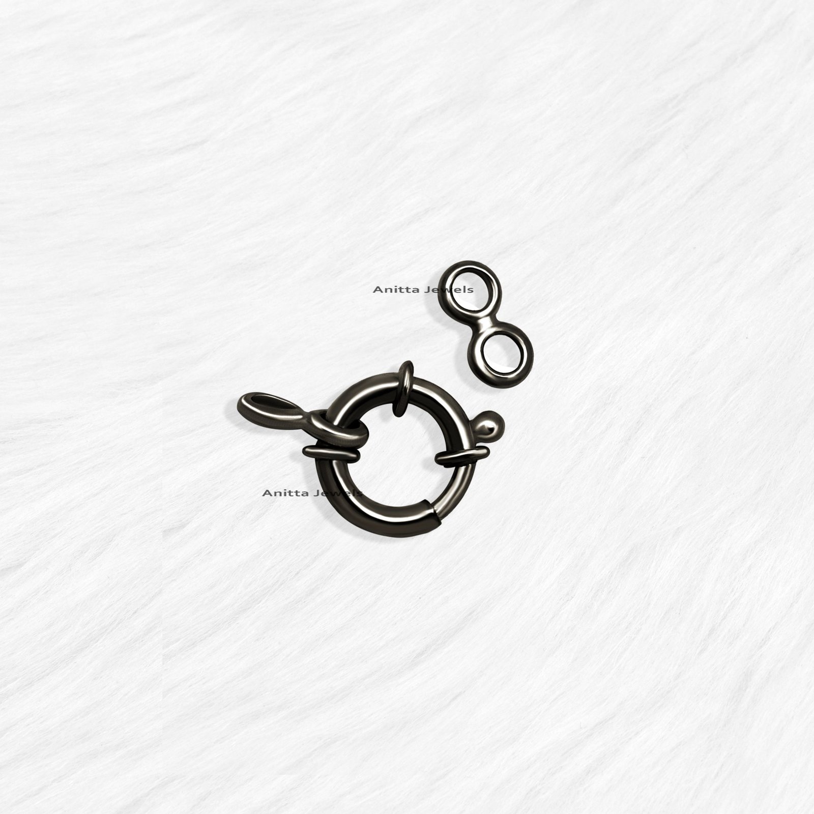 14k Solid Gold Spring Lock: Handmade Sailor's Clasp - View 5 - Anitta Jewels | SKU: etsy_1694924324 14k Solid Gold Spring Lock: Handmade Sailor's Clasp - View 5 - Anitta Jewels | SKU: etsy_1694924324