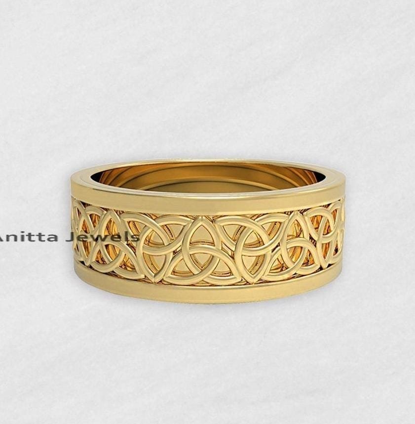 925 Silver Celtic Knot Band: Stacking Irish Ring - Anitta Jewels | SKU: etsy_1036818232 925 Silver Celtic Knot Band: Stacking Irish Ring - Anitta Jewels | SKU: etsy_1036818232