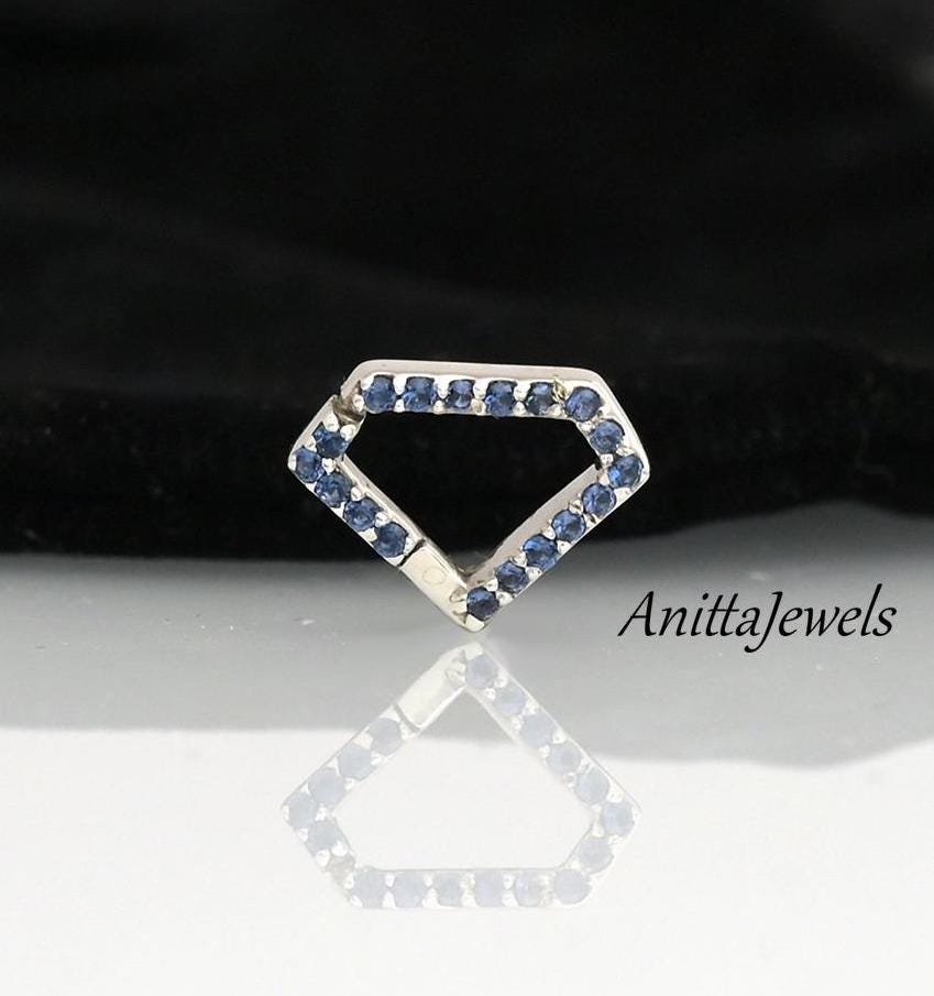 925 Silver Diamond Charm Holder: Openable Link Enhancer (10x13 MM) - View 2 - Anitta Jewels | SKU: etsy_1408259798 925 Silver Diamond Charm Holder: Openable Link Enhancer (10x13 MM) - View 2 - Anitta Jewels | SKU: etsy_1408259798