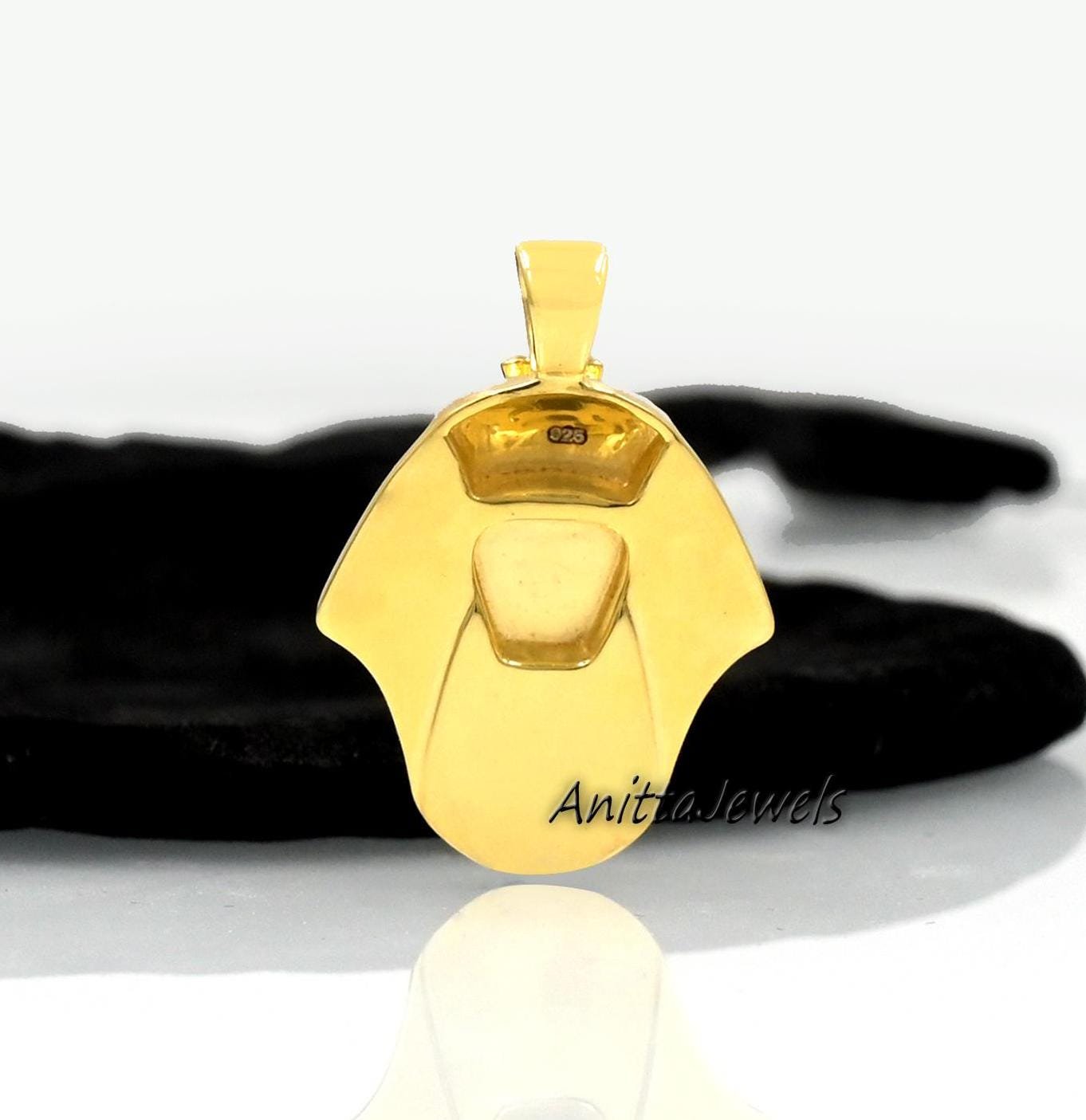 925 Silver Egyptian Pharaoh King Pendant - View 3 - Anitta Jewels | SKU: etsy_1792495176 925 Silver Egyptian Pharaoh King Pendant - View 3 - Anitta Jewels | SKU: etsy_1792495176
