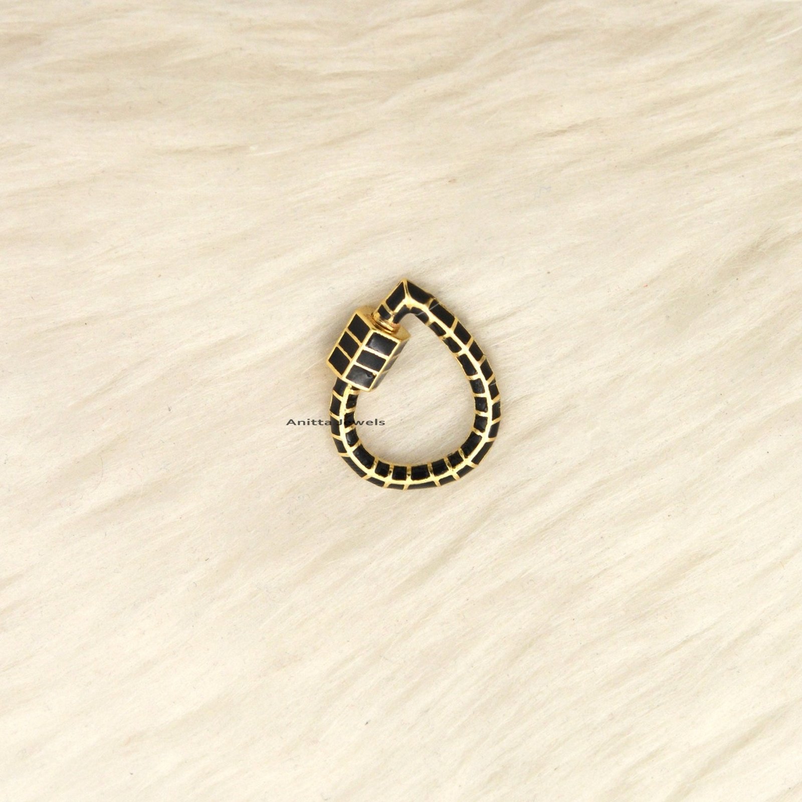 925 Silver Enamel Drop Carabiner Lock: Handmade Charm (24x18 MM) - View 5 - Anitta Jewels | SKU: etsy_1066098041 925 Silver Enamel Drop Carabiner Lock: Handmade Charm (24x18 MM) - View 5 - Anitta Jewels | SKU: etsy_1066098041