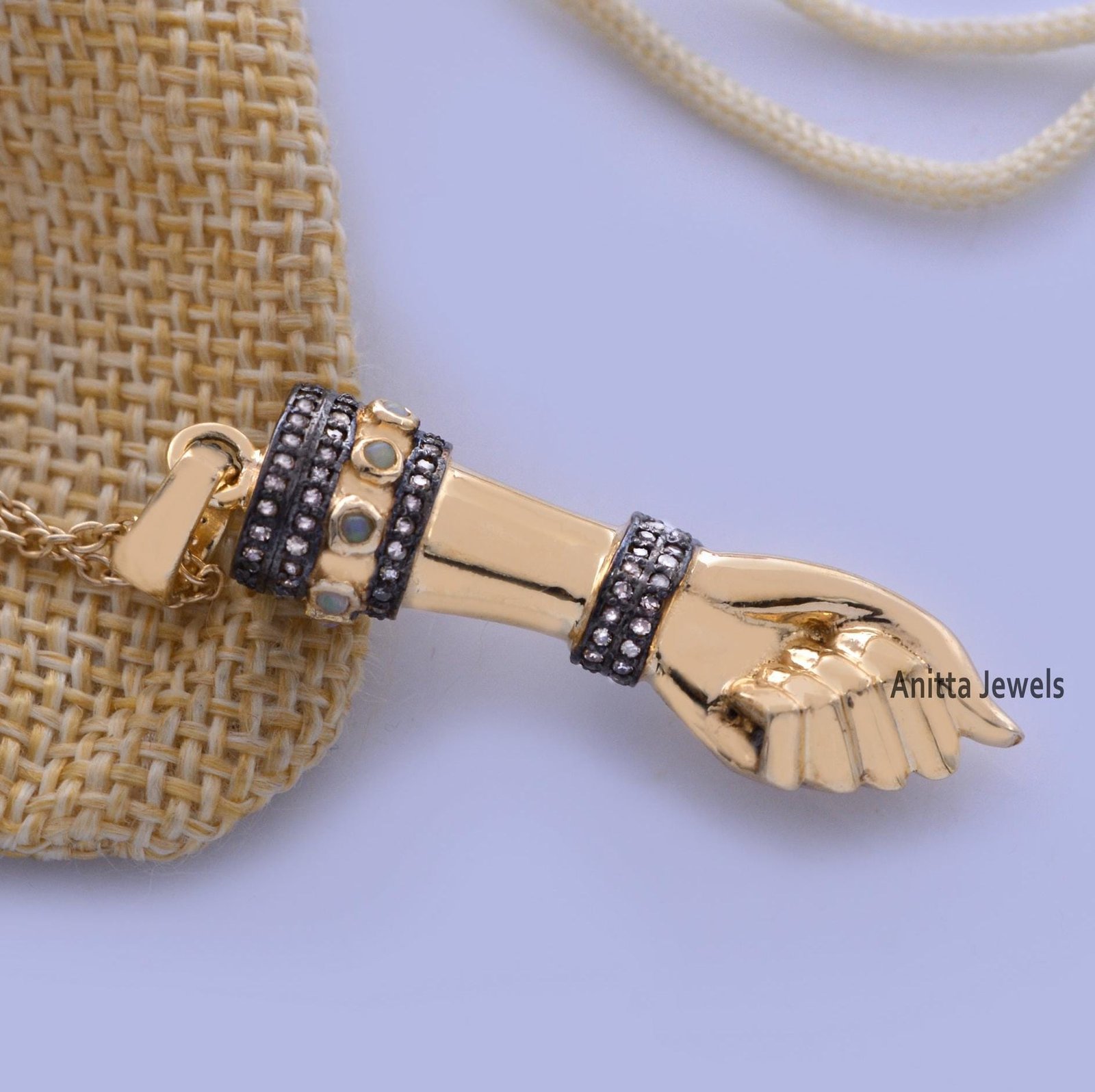 925 Silver Figa Hand Pendant: Gemstone Mano Charm - Anitta Jewels | SKU: etsy_960881523 925 Silver Figa Hand Pendant: Gemstone Mano Charm - Anitta Jewels | SKU: etsy_960881523