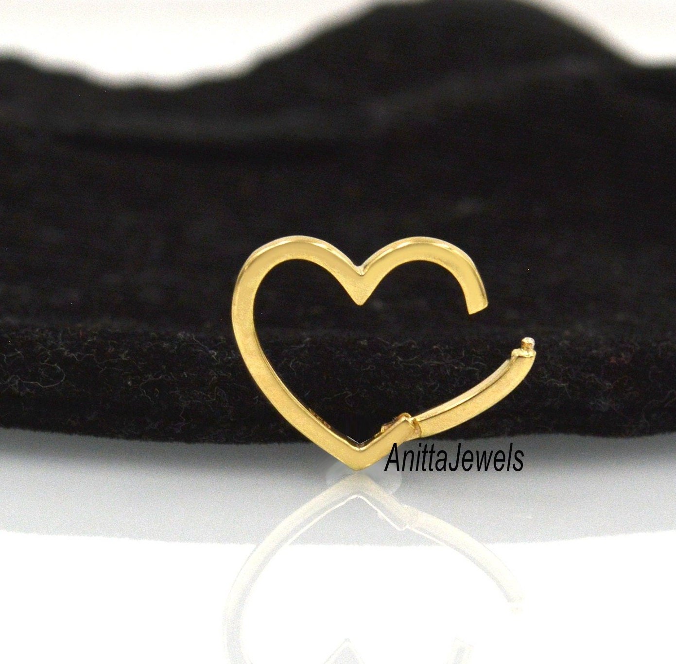 925 Silver Heart Enhancer: Handmade Charm Holder, Carabiner Clasp - View 3 - Anitta Jewels | SKU: etsy_1050209307 925 Silver Heart Enhancer: Handmade Charm Holder, Carabiner Clasp - View 3 - Anitta Jewels | SKU: etsy_1050209307