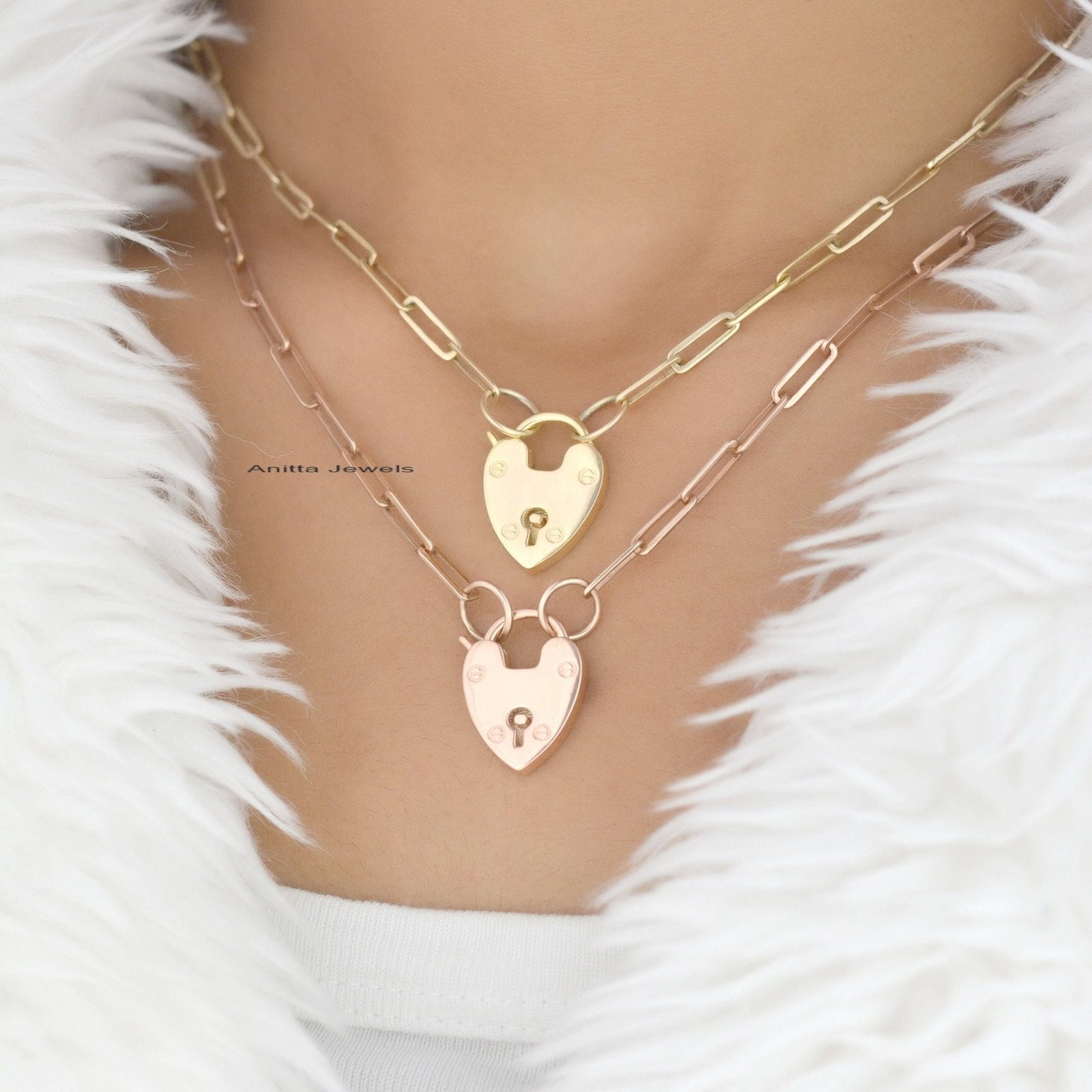 925 Silver Heart Padlock Connector: Dainty Women's Pendant (20 MM) - Anitta Jewels | SKU: etsy_981524984 925 Silver Heart Padlock Connector: Dainty Women's Pendant (20 MM) - Anitta Jewels | SKU: etsy_981524984