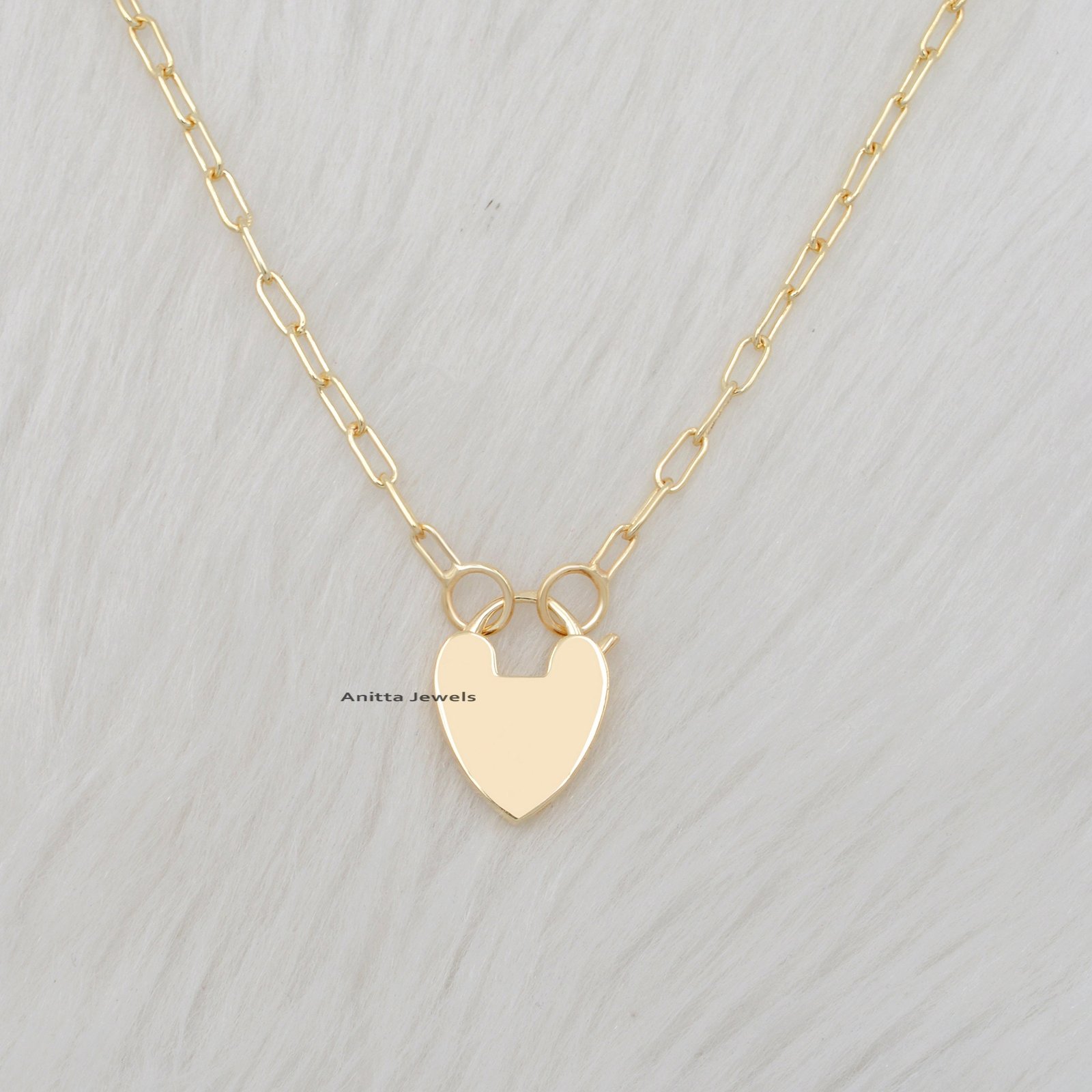 925 Silver Heart Padlock Connector: Dainty Women's Pendant (20 MM) - View 6 - Anitta Jewels | SKU: etsy_981524984 925 Silver Heart Padlock Connector: Dainty Women's Pendant (20 MM) - View 6 - Anitta Jewels | SKU: etsy_981524984