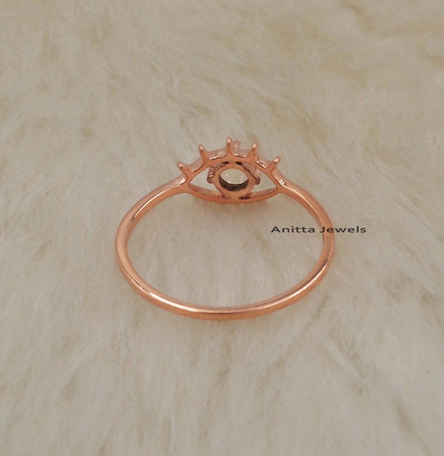 925 Silver Moonstone Evil Eye Ring: Handmade Protection Ring - View 2 - Anitta Jewels | SKU: etsy_1182249983 925 Silver Moonstone Evil Eye Ring: Handmade Protection Ring - View 2 - Anitta Jewels | SKU: etsy_1182249983