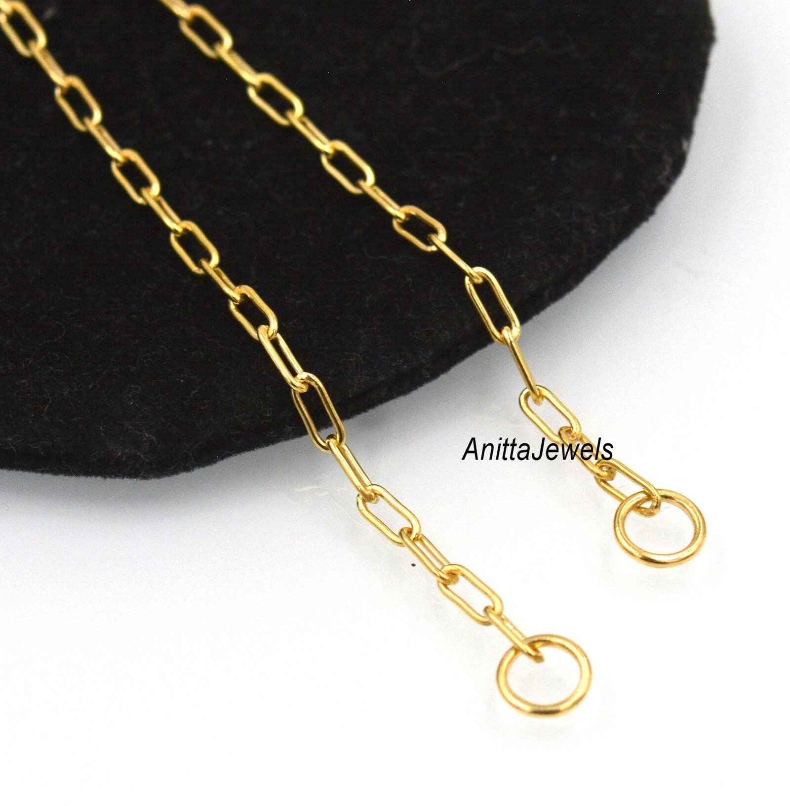925 Silver Oval Link Chain Necklace: Handmade Enhancer Connector - Anitta Jewels | SKU: etsy_1060840176 925 Silver Oval Link Chain Necklace: Handmade Enhancer Connector - Anitta Jewels | SKU: etsy_1060840176