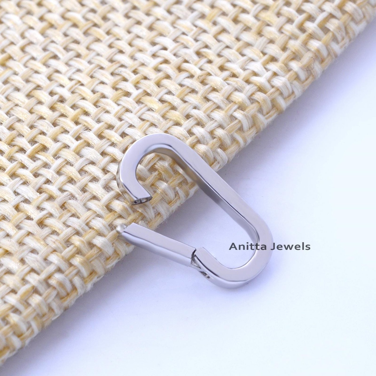 925 Silver Rope Chain Necklace: Handmade Oval Push Lock - View 7 - Anitta Jewels | SKU: etsy_1052929929 925 Silver Rope Chain Necklace: Handmade Oval Push Lock - View 7 - Anitta Jewels | SKU: etsy_1052929929