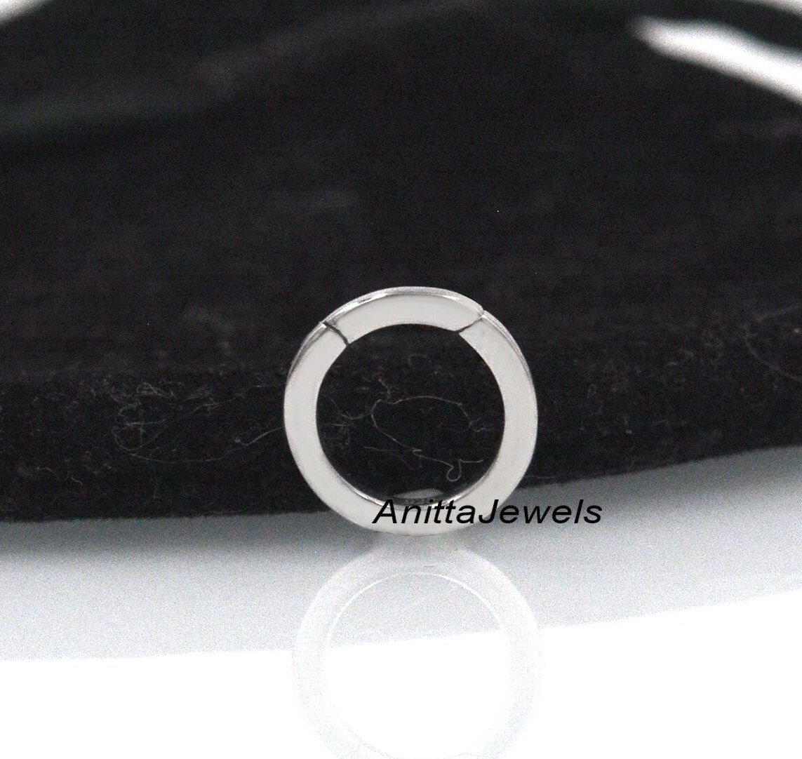 925 Silver Round Charm Holder: Push Lock Enhancer - View 2 - Anitta Jewels | SKU: etsy_930721030 925 Silver Round Charm Holder: Push Lock Enhancer - View 2 - Anitta Jewels | SKU: etsy_930721030