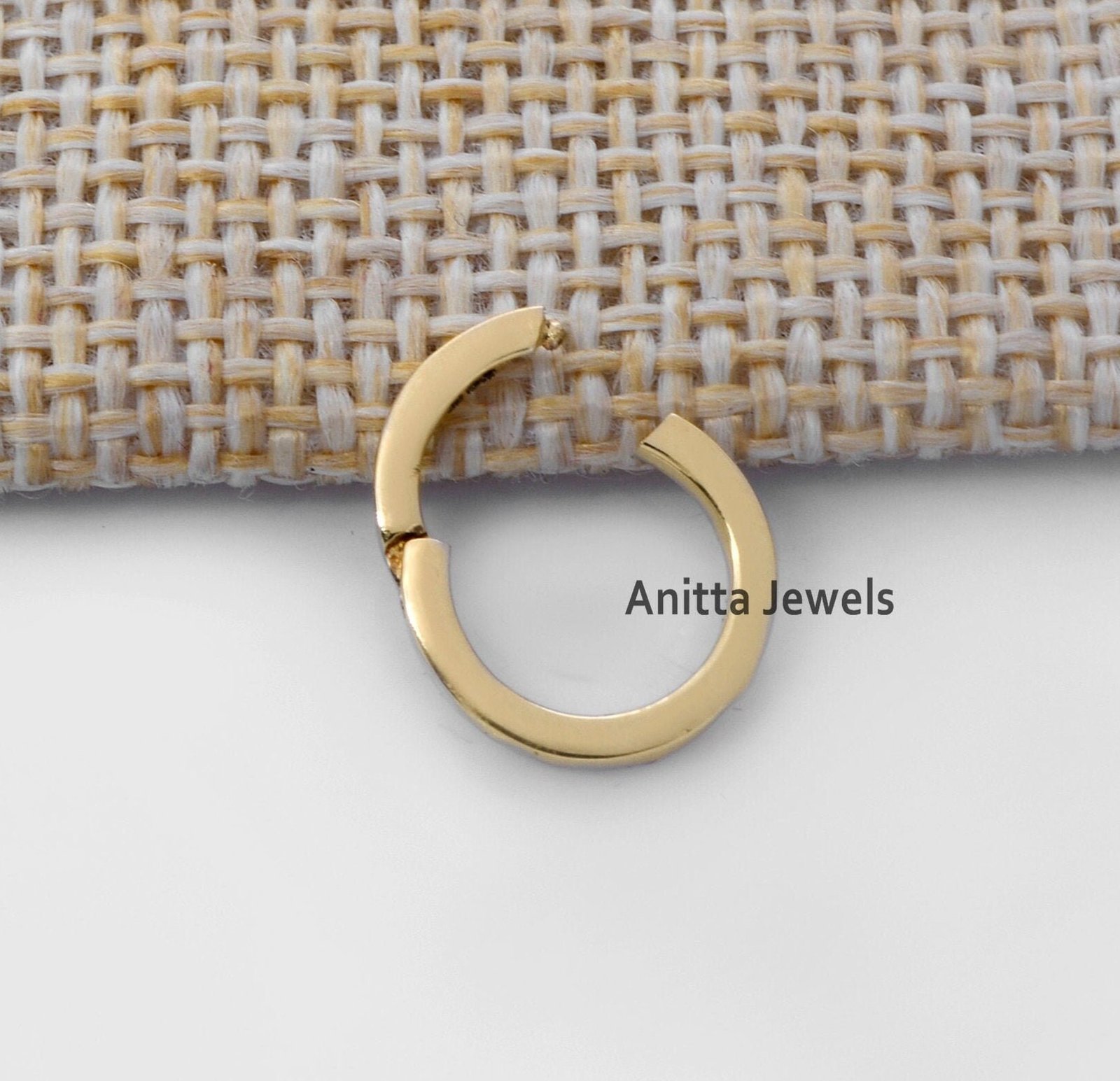 925 Silver Round Charm Holder: Push Lock Enhancer - View 3 - Anitta Jewels | SKU: etsy_930721030 925 Silver Round Charm Holder: Push Lock Enhancer - View 3 - Anitta Jewels | SKU: etsy_930721030