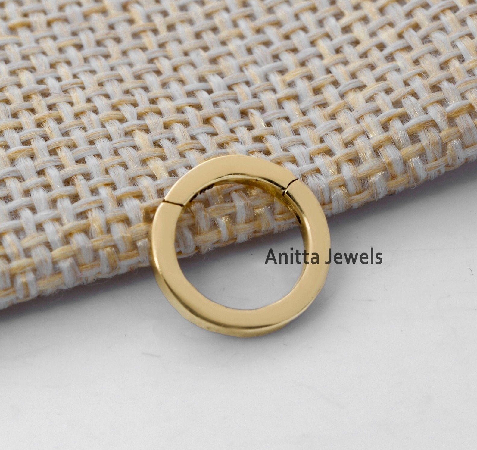 925 Silver Round Charm Holder: Push Lock Enhancer - View 4 - Anitta Jewels | SKU: etsy_930721030 925 Silver Round Charm Holder: Push Lock Enhancer - View 4 - Anitta Jewels | SKU: etsy_930721030