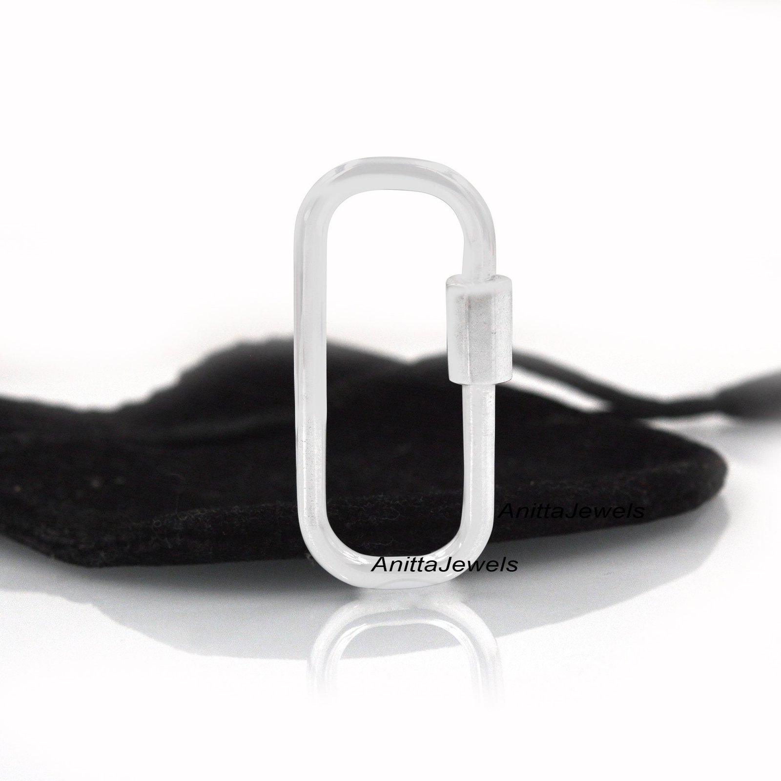 9K Gold Handmade Carabiner Lock: Jewelry Making Supplies - View 2 - Anitta Jewels | SKU: etsy_853614708 9K Gold Handmade Carabiner Lock: Jewelry Making Supplies - View 2 - Anitta Jewels | SKU: etsy_853614708