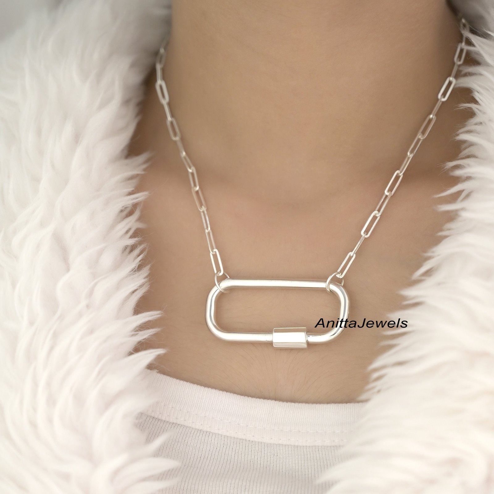 9K Gold Handmade Carabiner Lock: Jewelry Making Supplies - View 3 - Anitta Jewels | SKU: etsy_853614708 9K Gold Handmade Carabiner Lock: Jewelry Making Supplies - View 3 - Anitta Jewels | SKU: etsy_853614708