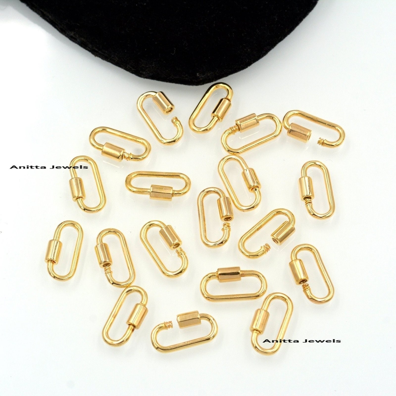 Handmade 14k Gold Carabiner Lock: Jewelry Pendant - Anitta Jewels | SKU: etsy_1457093937 Handmade 14k Gold Carabiner Lock: Jewelry Pendant - Anitta Jewels | SKU: etsy_1457093937