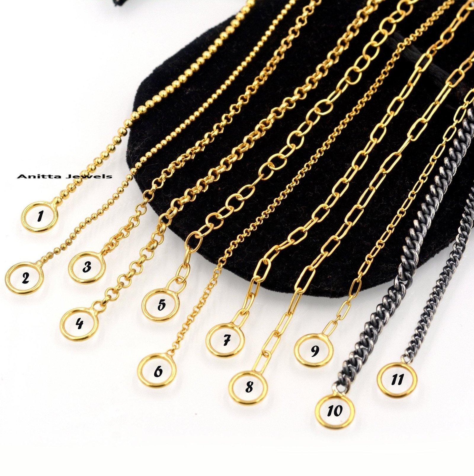 Handmade 925 Silver Chain Necklace: Curb, Cable, Paperclip - 16 Inch - Anitta Jewels | SKU: etsy_1456853478 Handmade 925 Silver Chain Necklace: Curb, Cable, Paperclip - 16 Inch - Anitta Jewels | SKU: etsy_1456853478