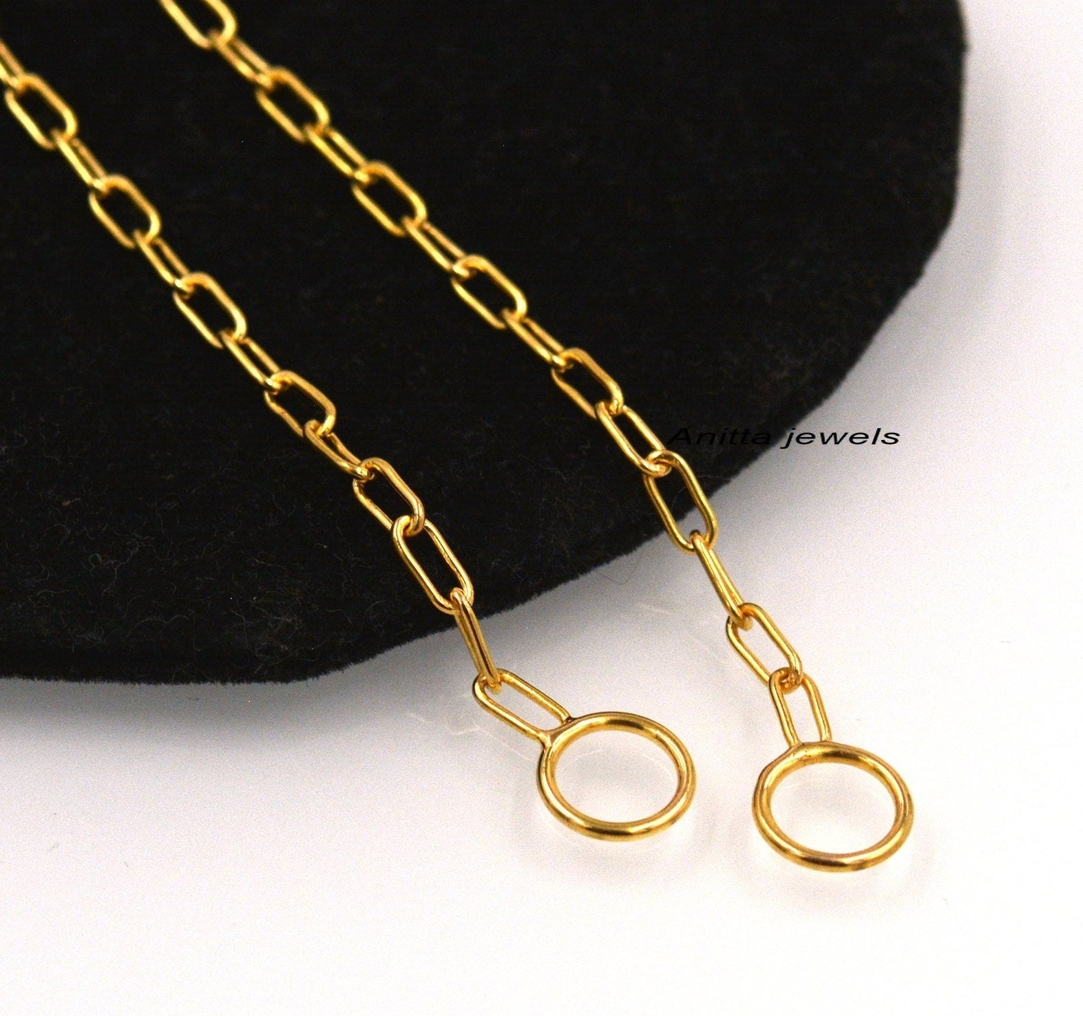 Handmade 925 Silver Chain Necklace: Curb, Cable, Paperclip - 16 Inch - View 6 - Anitta Jewels | SKU: etsy_1456853478 Handmade 925 Silver Chain Necklace: Curb, Cable, Paperclip - 16 Inch - View 6 - Anitta Jewels | SKU: etsy_1456853478