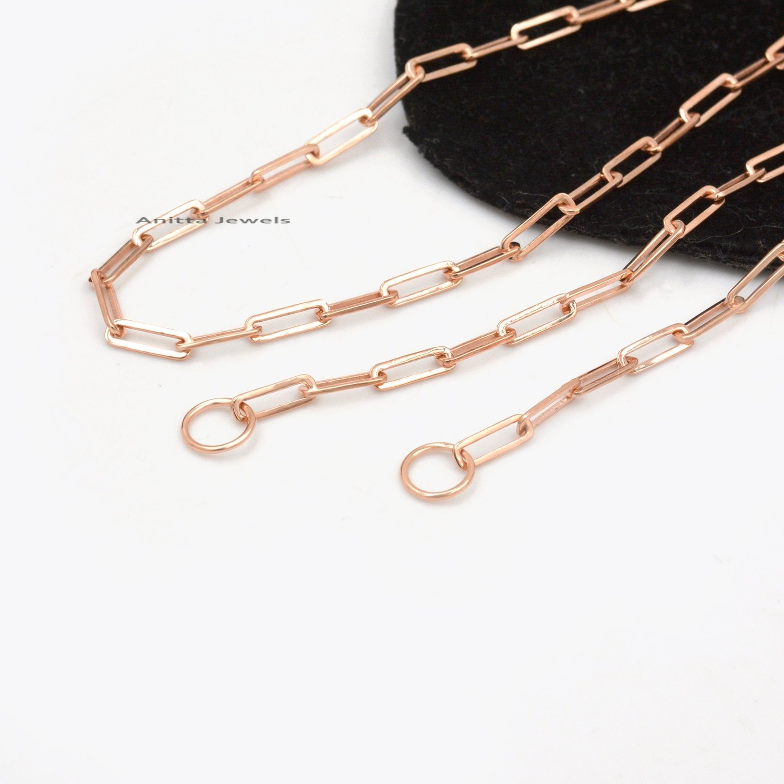 Handmade 925 Silver Paperclip Chain Necklace with Swivel Lock - View 7 - Anitta Jewels | SKU: etsy_1310902708 Handmade 925 Silver Paperclip Chain Necklace with Swivel Lock - View 7 - Anitta Jewels | SKU: etsy_1310902708