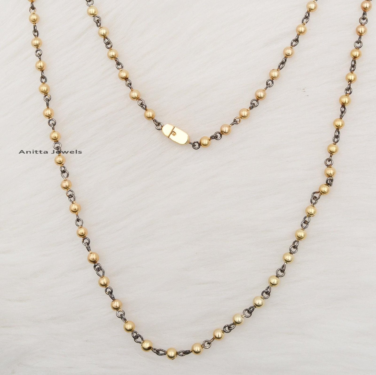 Handmade Blue Sapphire Beaded Choker: 925 Silver Boho Necklace - Anitta Jewels | SKU: etsy_1074821291 Handmade Blue Sapphire Beaded Choker: 925 Silver Boho Necklace - Anitta Jewels | SKU: etsy_1074821291