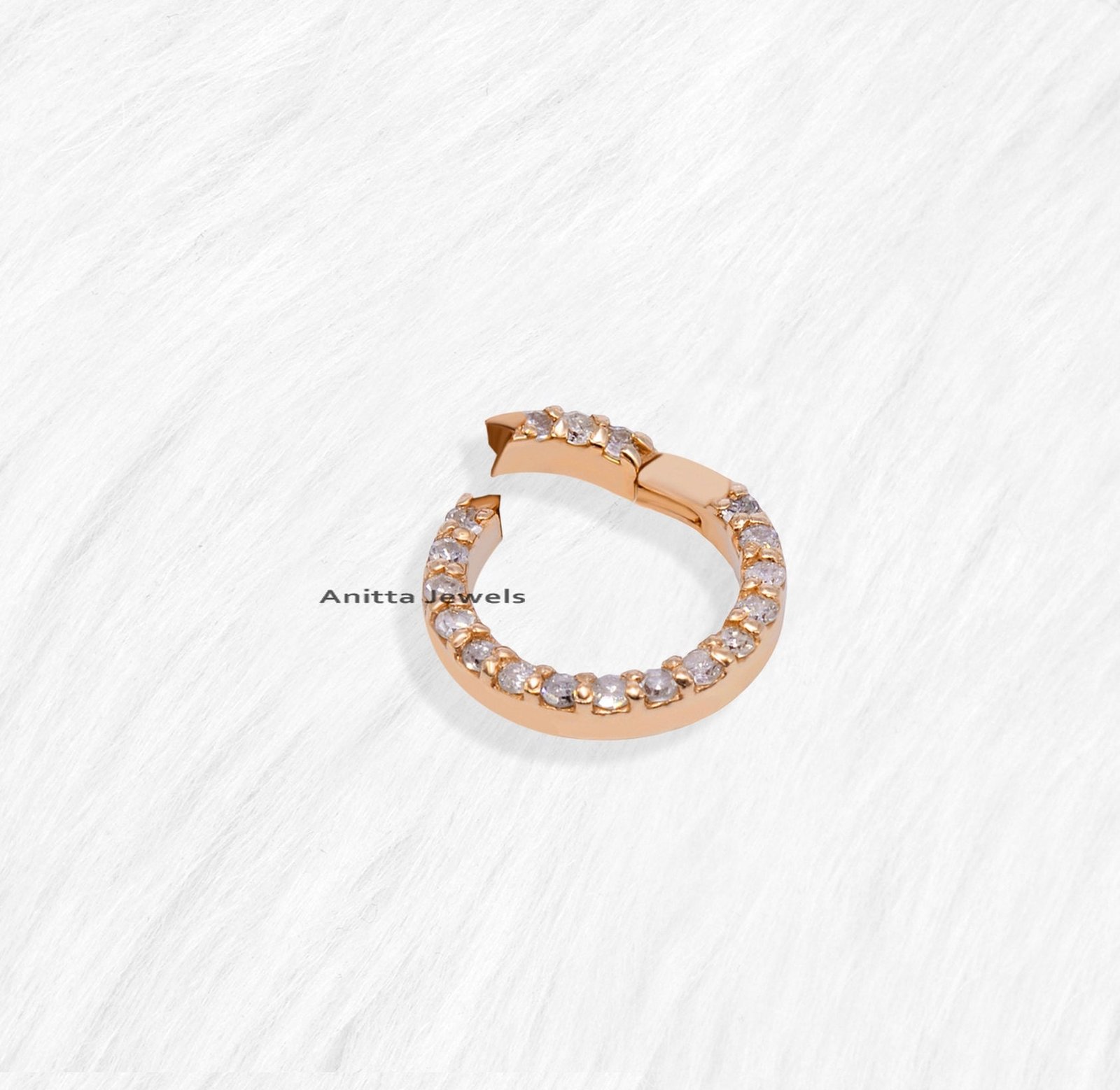 Sterling Silver Diamond Initial Dog Tag Pendant - Charm Holder - View 6 - Anitta Jewels | SKU: etsy_931283227 Sterling Silver Diamond Initial Dog Tag Pendant - Charm Holder - View 6 - Anitta Jewels | SKU: etsy_931283227