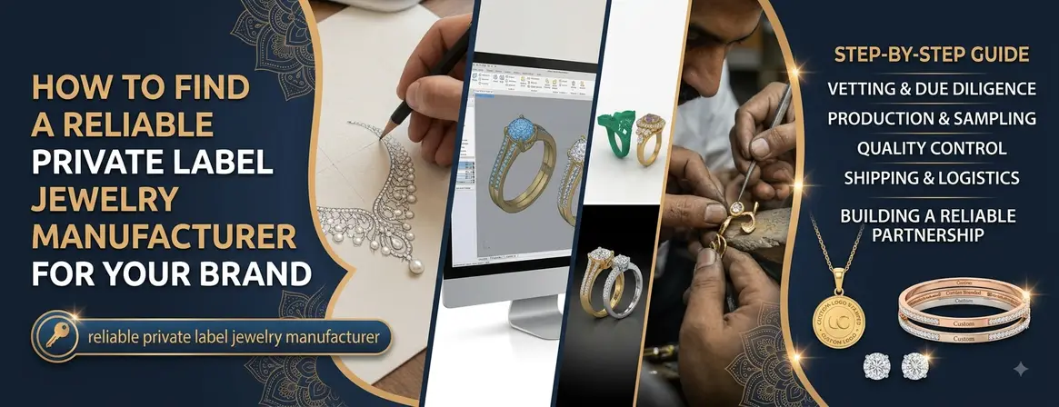 How to Find a Reliable Private Label Jewelry Manufacturer for Your Brand