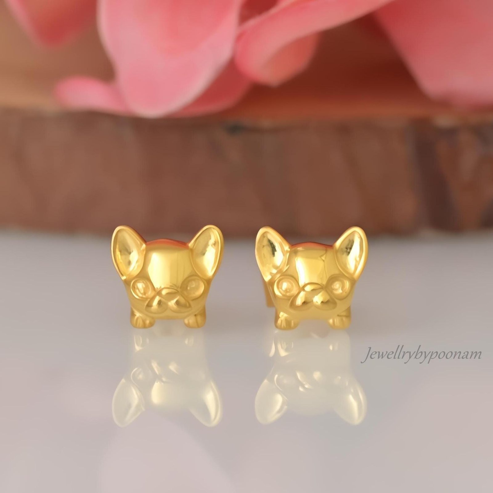 925 Silver Chihuahua Stud Earrings, Handmade Puppy Jewelry, 10MM - Jewelry By Poonam | SKU: PJE1806-SLYG-10M 2/2026 925 Silver Chihuahua Stud Earrings, Handmade Puppy Jewelry, 10MM - Jewelry By Poonam | SKU: PJE1806-SLYG-10M 2/2026