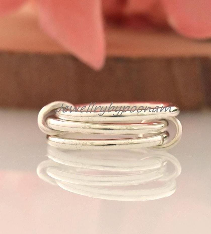 Sterling Silver Paperclip Ring, Minimalist Chain Link Ring, Dainty Statement Ring, Modern Everyday Ring, Gift For Her - View Sterling Silver Paperclip Ring, Minimalist Chain Link Ring, Dainty Statement Ring, Modern Everyday Ring, Gift For Her - View