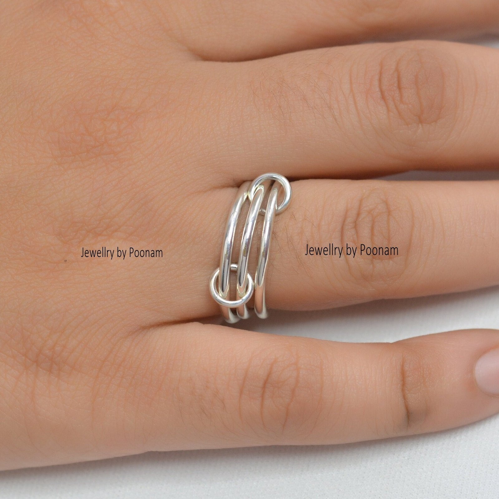 Sterling Silver Paperclip Ring, Minimalist Chain Link Ring, Dainty Statement Ring, Modern Everyday Ring, Gift For Her - View Sterling Silver Paperclip Ring, Minimalist Chain Link Ring, Dainty Statement Ring, Modern Everyday Ring, Gift For Her - View