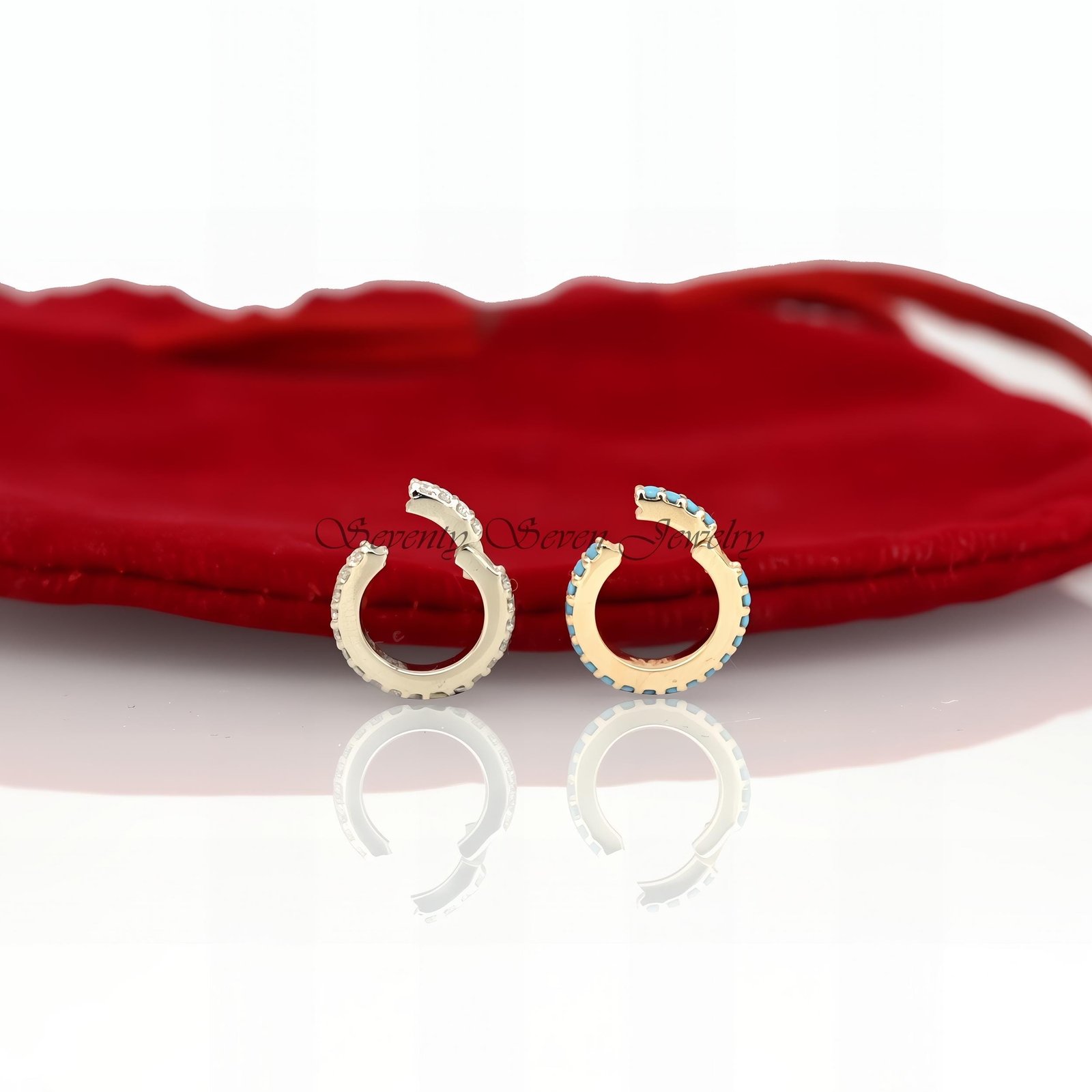 14K Gold Charm Enhancer: Round Gemstone Holder, 10MM Link Lock - View 3 - Seventy Seven Jewelry | SKU: SSMJP806-14KYG-VP,SSMJ 14K Gold Charm Enhancer: Round Gemstone Holder, 10MM Link Lock - View 3 - Seventy Seven Jewelry | SKU: SSMJP806-14KYG-VP,SSMJ