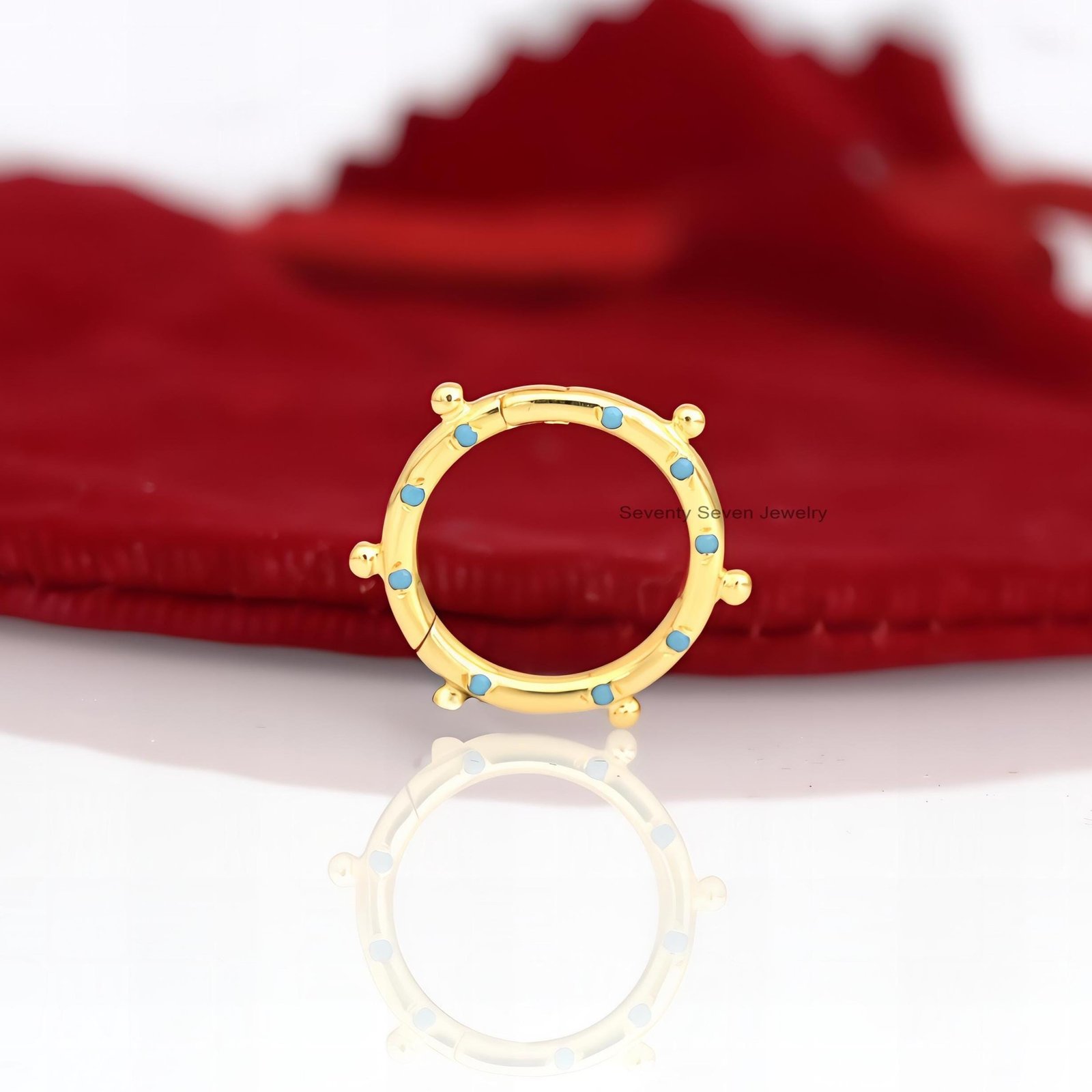 14k Gold Charm Enhancer: Round Wire, Gemstone Holder (15 MM) - Seventy Seven Jewelry | SKU: SSMJP966-SLYGDI-15M-2026 14k Gold Charm Enhancer: Round Wire, Gemstone Holder (15 MM) - Seventy Seven Jewelry | SKU: SSMJP966-SLYGDI-15M-2026