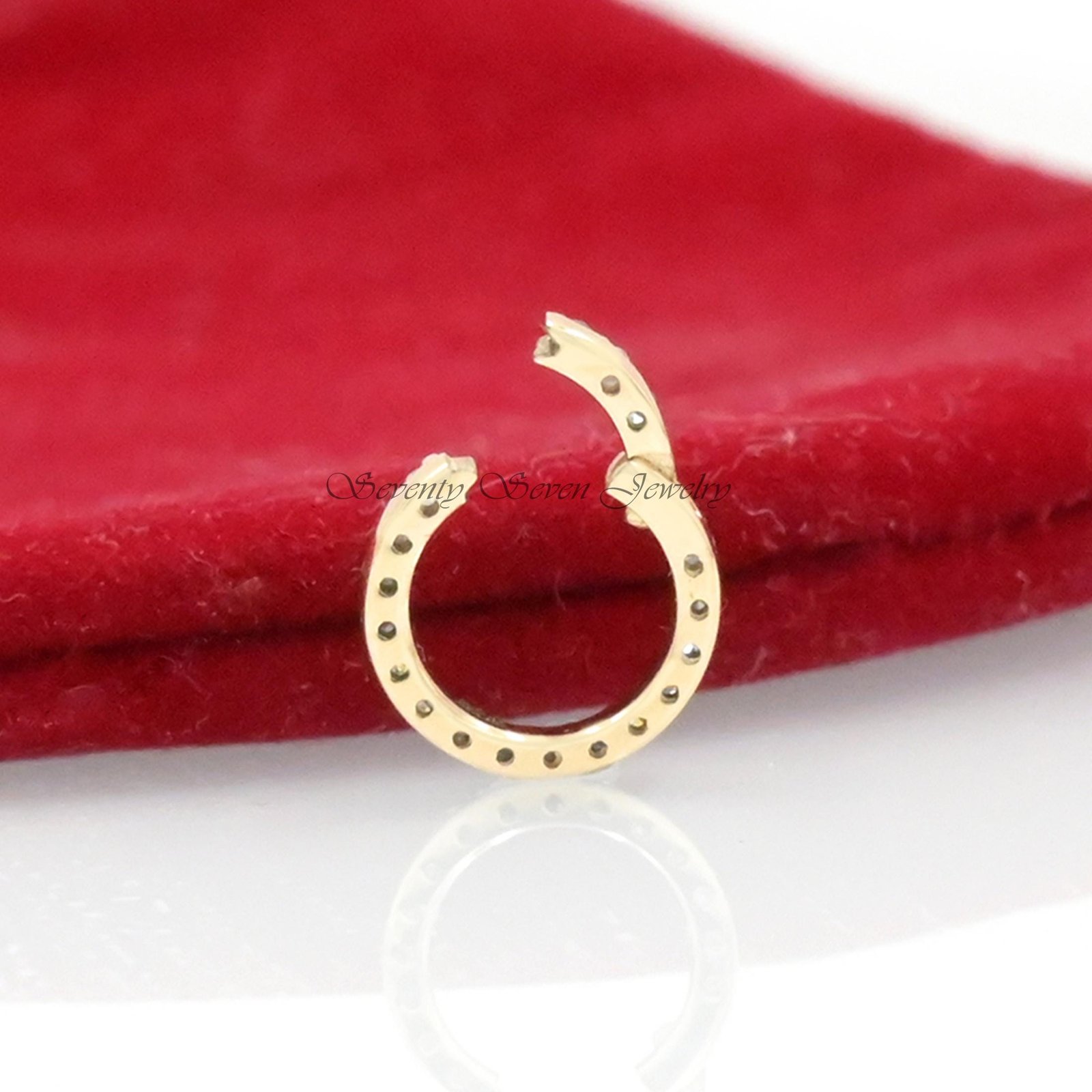 14k Gold Charm Holder Enhancer, Gemstone Paperclip Necklace - View 3 - Seventy Seven Jewelry | SKU: Select Item 14k Gold Charm Holder Enhancer, Gemstone Paperclip Necklace - View 3 - Seventy Seven Jewelry | SKU: Select Item