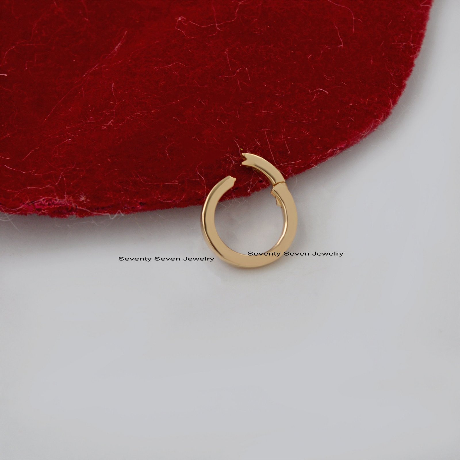14K Gold Charm Holder Enhancer| Paperclip Necklace Pendant Lock - Seventy Seven Jewelry | SKU: SSMJH119-14KYG-2026,SSMJH119-1 14K Gold Charm Holder Enhancer| Paperclip Necklace Pendant Lock - Seventy Seven Jewelry | SKU: SSMJH119-14KYG-2026,SSMJH119-1