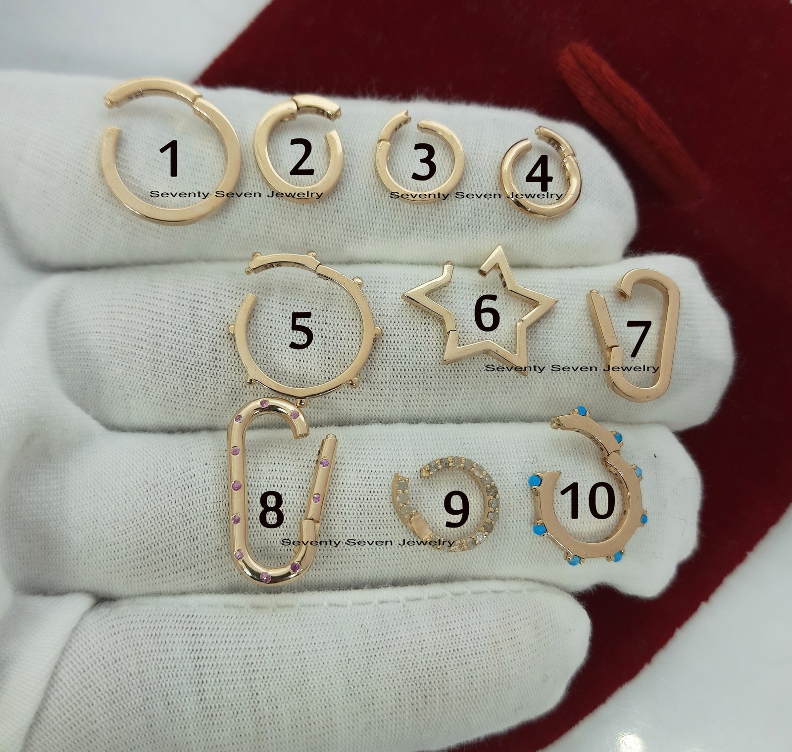 14K Gold Charm Holder Enhancer: Solid Pendant - Seventy Seven Jewelry | SKU: SSMJH447-14KYG-2026,SSMJH475-14KYG,SSMJH119-14KY 14K Gold Charm Holder Enhancer: Solid Pendant - Seventy Seven Jewelry | SKU: SSMJH447-14KYG-2026,SSMJH475-14KYG,SSMJH119-14KY