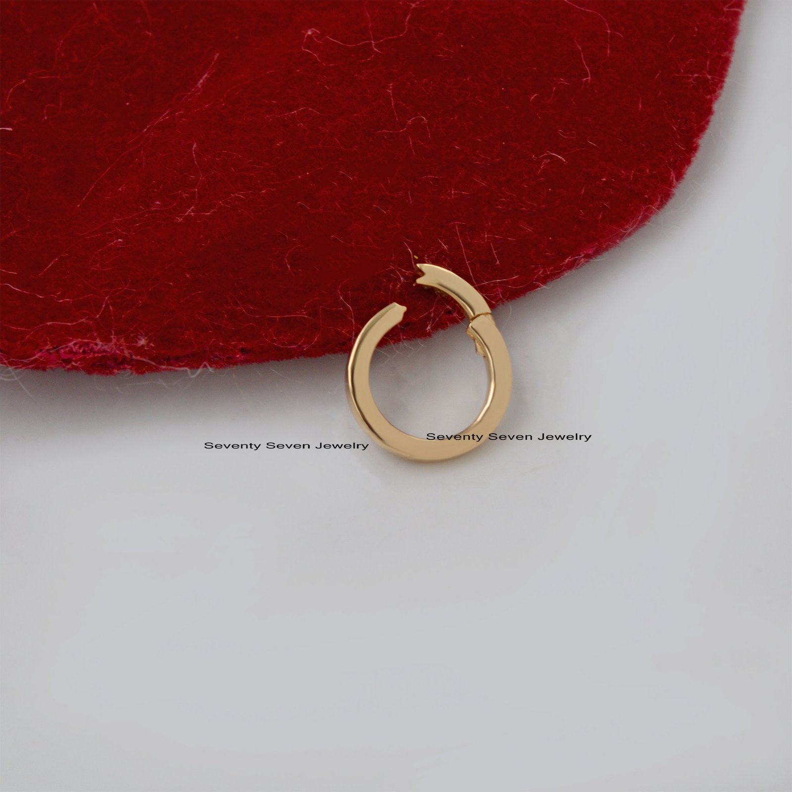 14K Gold Charm Holder Enhancer: Solid Pendant - View 7 - Seventy Seven Jewelry | SKU: SSMJH447-14KYG-2026,SSMJH475-14KYG,SSMJ 14K Gold Charm Holder Enhancer: Solid Pendant - View 7 - Seventy Seven Jewelry | SKU: SSMJH447-14KYG-2026,SSMJH475-14KYG,SSMJ