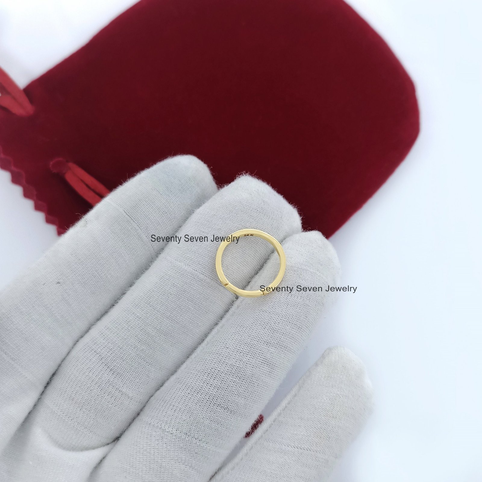 14K Gold Charm Holder: Multi-Link Enhancer Pendant - View 4 - Seventy Seven Jewelry | SKU: SSMJH446-14KYG,SSMJH451-14KYG-15M, 14K Gold Charm Holder: Multi-Link Enhancer Pendant - View 4 - Seventy Seven Jewelry | SKU: SSMJH446-14KYG,SSMJH451-14KYG-15M,