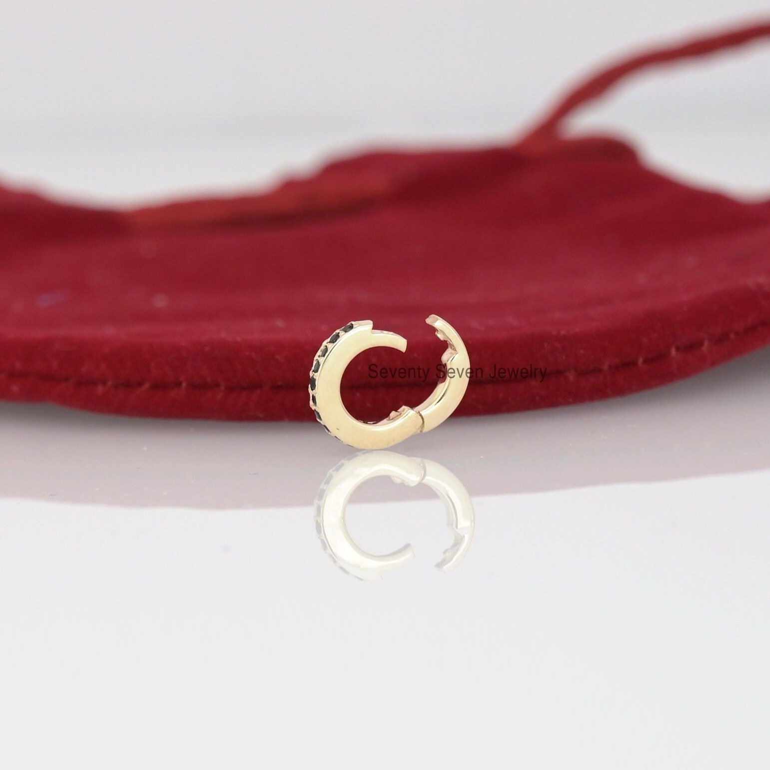 14k Gold Diamond Enhancer Pendant: Pave Charms Holder, Oval Circle - Seventy Seven Jewelry | SKU: SSMJP686-14KYGTQ,SSMJP686-1 14k Gold Diamond Enhancer Pendant: Pave Charms Holder, Oval Circle - Seventy Seven Jewelry | SKU: SSMJP686-14KYGTQ,SSMJP686-1
