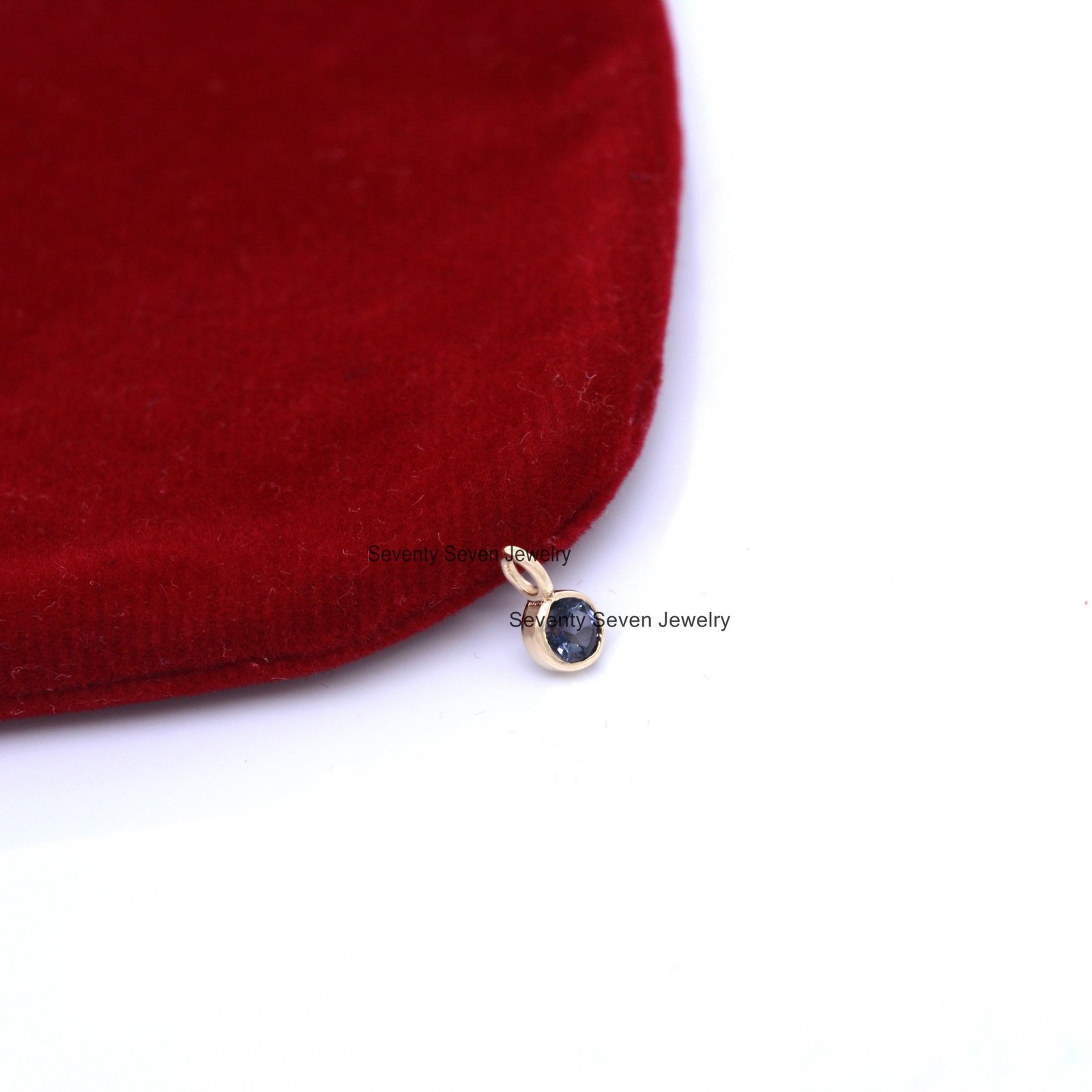 14K Gold Gemstone Pendant: Dainty Tiny Drop Charm - View 6 - Seventy Seven Jewelry | SKU: SSMJP468-14KYGTQ-2026,SSMJP468-14KY 14K Gold Gemstone Pendant: Dainty Tiny Drop Charm - View 6 - Seventy Seven Jewelry | SKU: SSMJP468-14KYGTQ-2026,SSMJP468-14KY